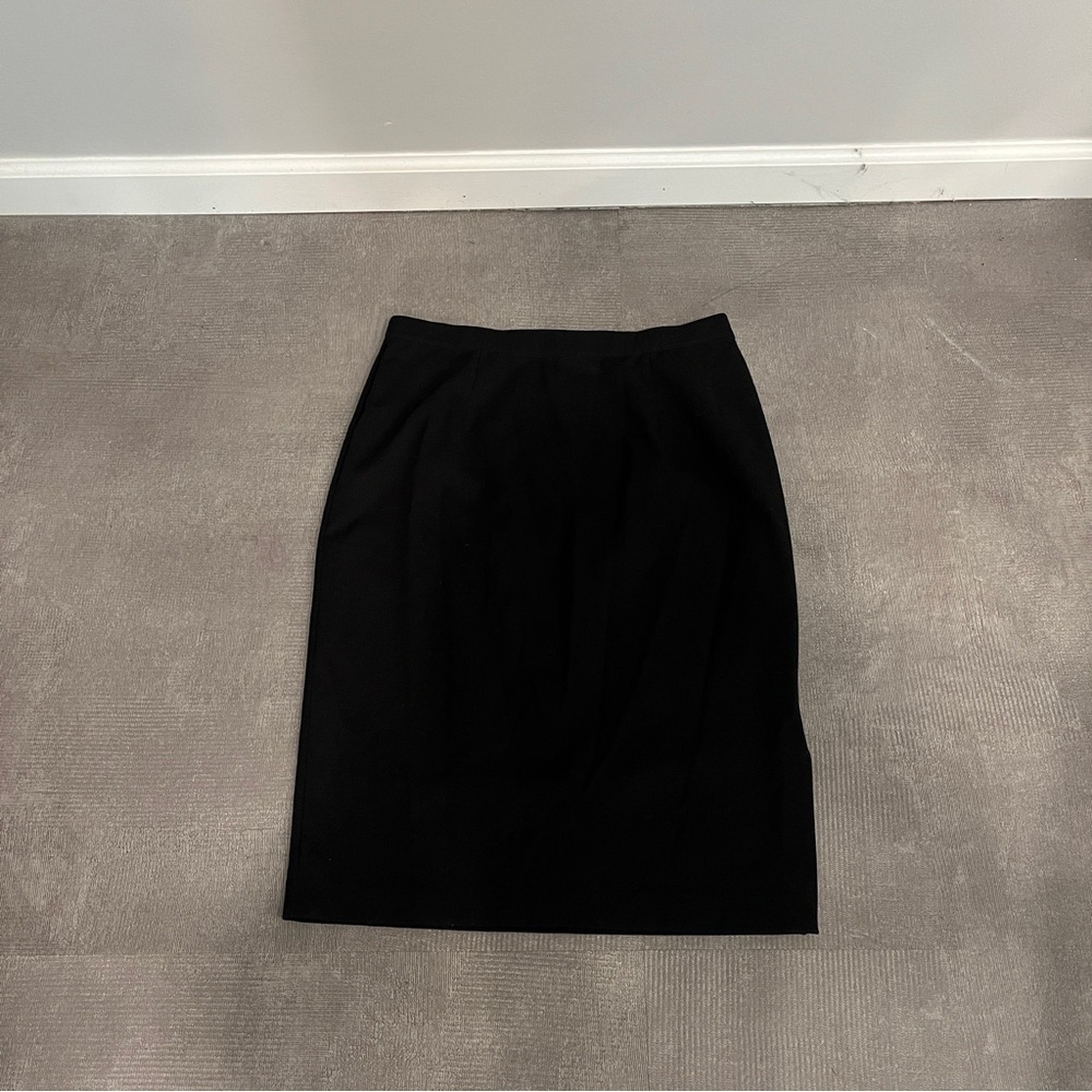 Eileen Fisher Black Midi Pencil Skirt Medium - Picture 4 of 4